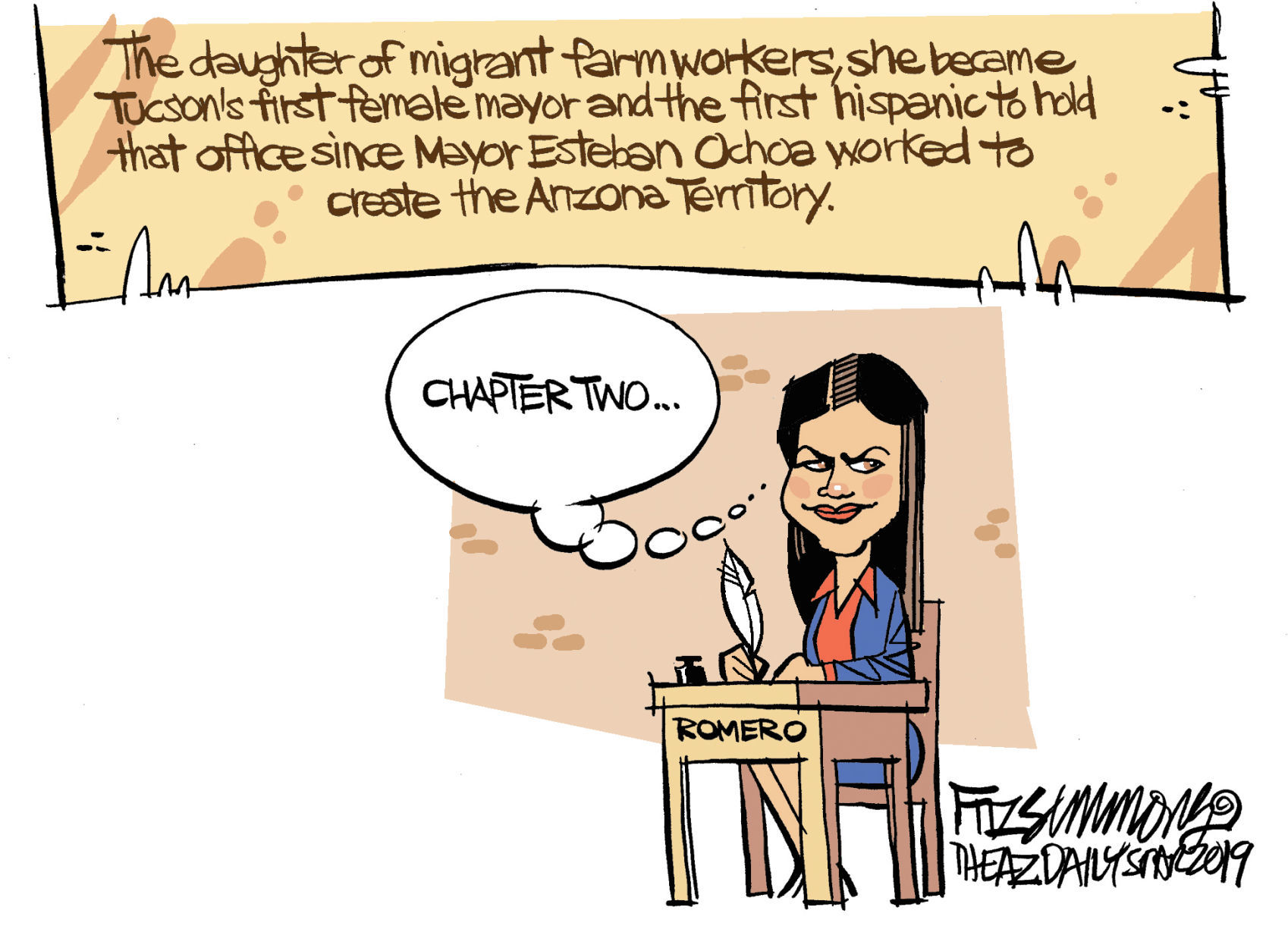 Daily Fitz Cartoon: Romero